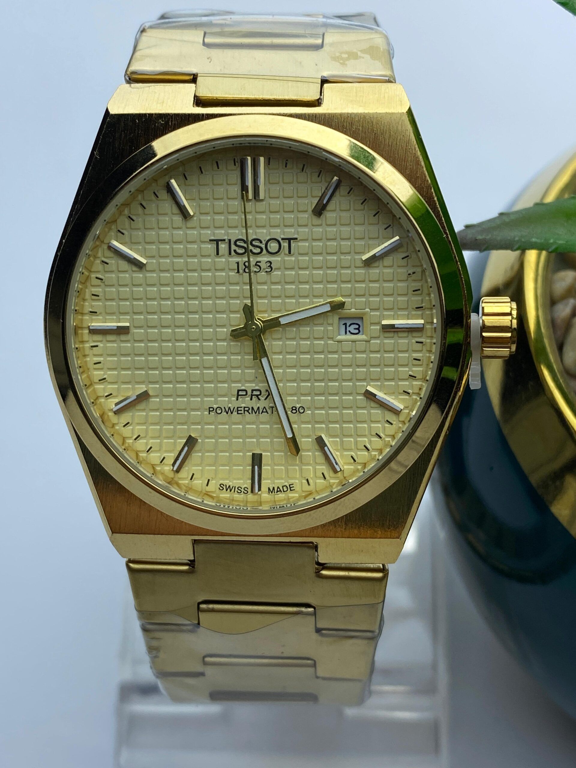 Tissot Quartz Watch - Gold & Blue Elegance - Image 2