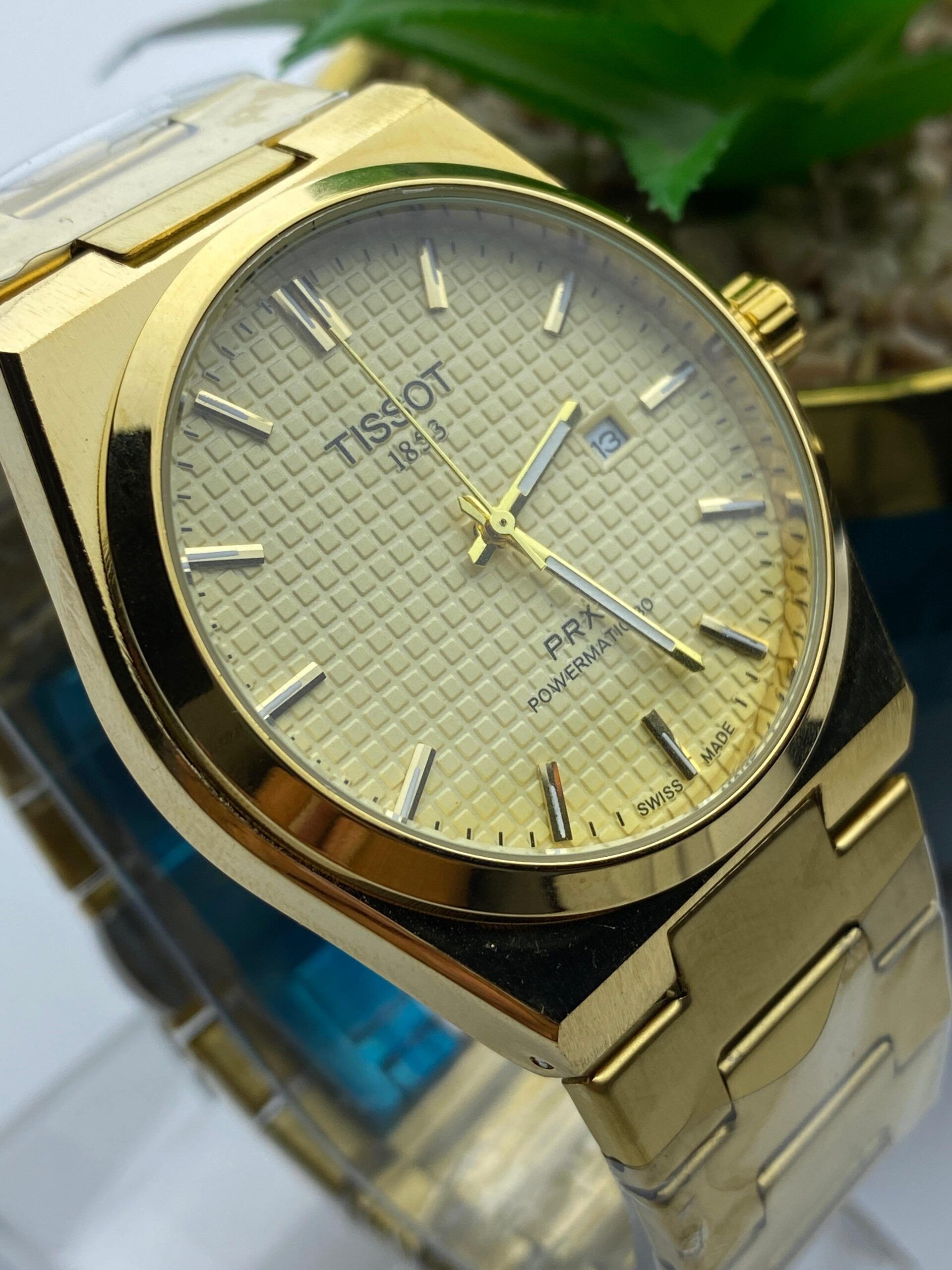 Tissot Quartz Watch - Gold & Blue Elegance - Image 5